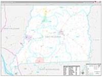 E. Feliciana Parish (), La Carrier Route Wall Map